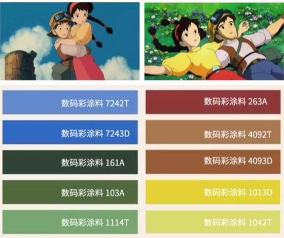 宮崎駿的二次元世界 這波配色用在裝修簡直太贊
