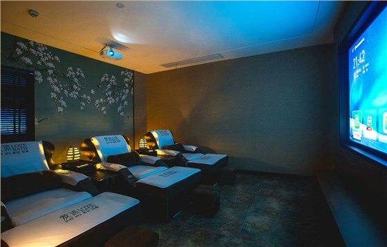 感受數(shù)碼彩清新，愛沐養(yǎng)生館工程賞識