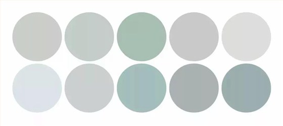 秋天墻面高端色系，莫蘭迪色系