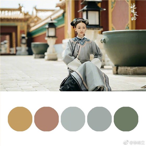 秋天墻面高端色系，莫蘭迪色系