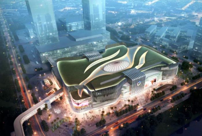 數(shù)碼彩助力順德大良新城建設(shè) 地坪漆涂裝高級商業(yè)廣場