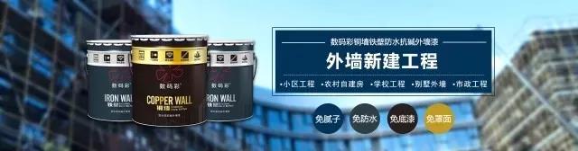 數碼彩銅墻鐵壁防水抗堿外墻漆