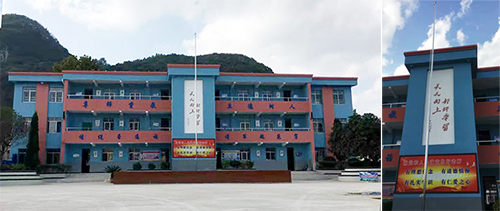 學(xué)校假期不趕工，外墻涂裝一步到位