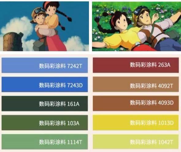 宮崎駿的二次元世界 這波配色用在裝修簡(jiǎn)直太贊