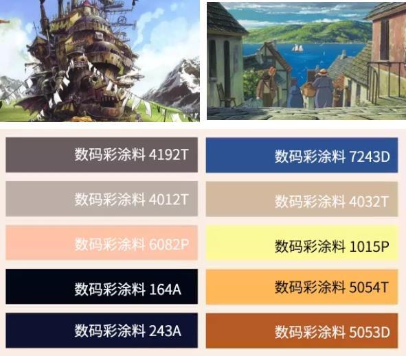 宮崎駿的二次元世界 這波配色用在裝修簡(jiǎn)直太贊