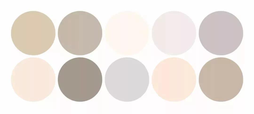 秋天墻面高端色系，莫蘭迪色系