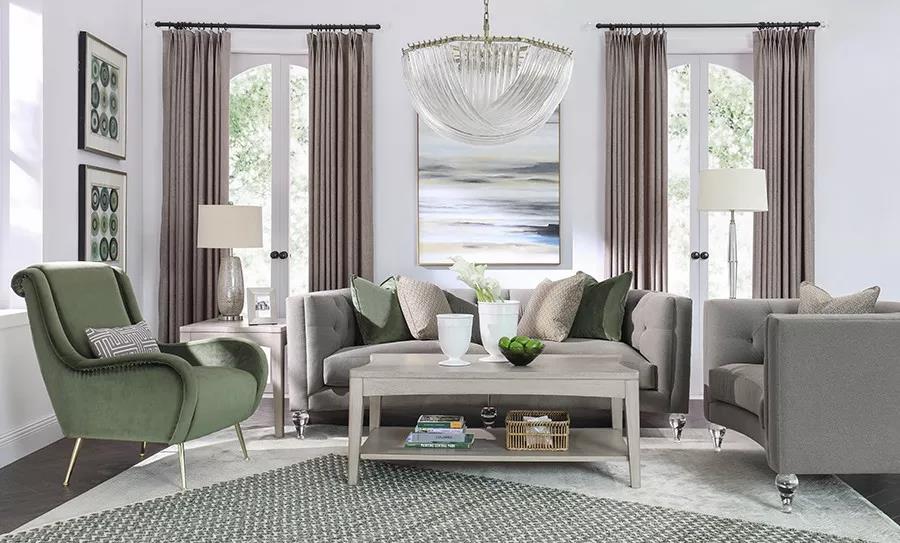 秋天墻面高端色系，莫蘭迪色系